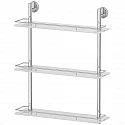 Стеклянная полка FBS Luxia 069 Хром