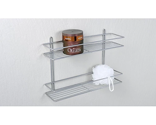 Купить Полка корзина Fixsen FX-730-2 Хром в магазине сантехники Santeh-Crystal.ru