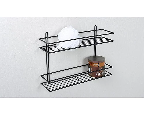 Приобрести Полка корзина Fixsen FX-730B-2 Черный в магазине сантехники Santeh-Crystal.ru