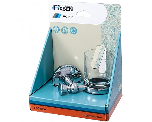 Заказать Подстаканник Fixsen Adele FX-55006 Хром в магазине сантехники Santeh-Crystal.ru