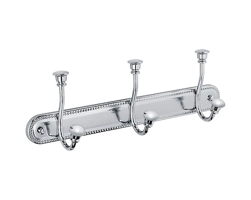 Приобрести Вешалка для полотенец Fixsen Adele FX-55005-3 Хром в магазине сантехники Santeh-Crystal.ru