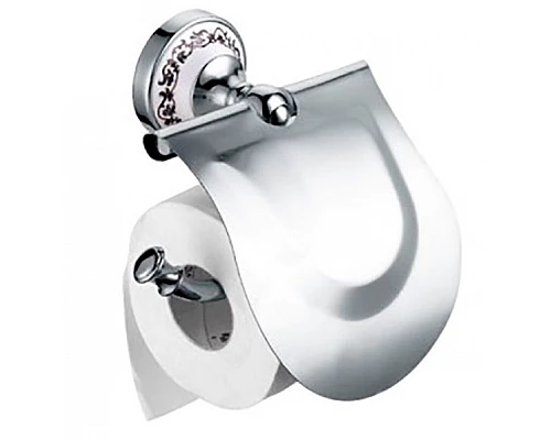 Купить Держатель туалетной бумаги Fixsen Bogema FX-78510 Хром Белый в магазине сантехники Santeh-Crystal.ru