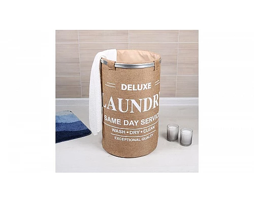 Заказать Корзина для белья Fixsen Eco Style FX-1032 Бежевая в магазине сантехники Santeh-Crystal.ru