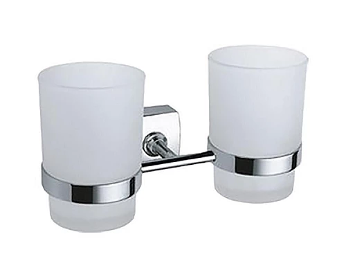 Заказать Стакан для зубных щеток Fixsen Kvadro FX-61307 Хром в магазине сантехники Santeh-Crystal.ru