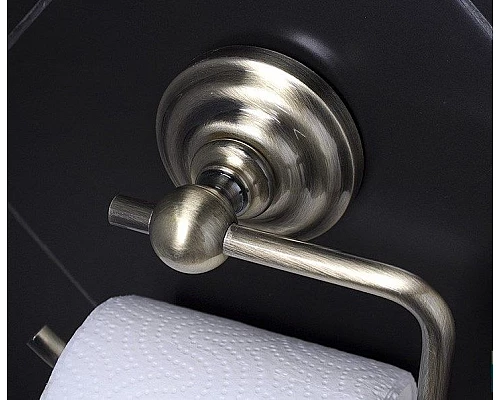Приобрести Держатель туалетной бумаги Fixsen Retro FX-83810A Бронза в магазине сантехники Santeh-Crystal.ru