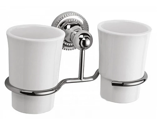 Приобрести Стакан для зубных щеток Fixsen Style FX-41107 Хром в магазине сантехники Santeh-Crystal.ru