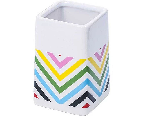 Купить Стакан для зубных щеток Fixsen Twist FX-1569A-3 Мультиколор в магазине сантехники Santeh-Crystal.ru