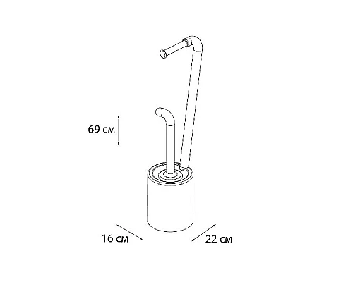 Приобрести Напольная стойка Fixsen Wendy FX-7032-60 Белый Зеленый в магазине сантехники Santeh-Crystal.ru