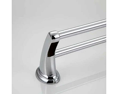 Купить Полотенцедержатель Frap F15 F1509 двойной Хром в магазине сантехники Santeh-Crystal.ru