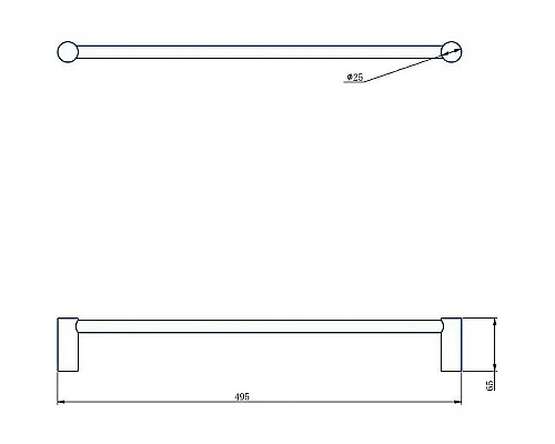 Заказать Полотенцедержатель Haiba HB8401-7 Черный матовый в магазине сантехники Santeh-Crystal.ru