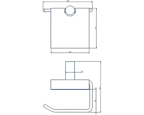 Приобрести Держатель туалетной бумаги Haiba HB8403-4 с крышкой Бронза в магазине сантехники Santeh-Crystal.ru