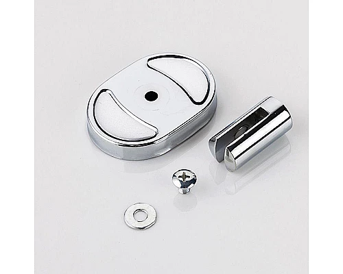 Заказать Стеклянная полка Haiba HB1921-1 угловая Хром в магазине сантехники Santeh-Crystal.ru