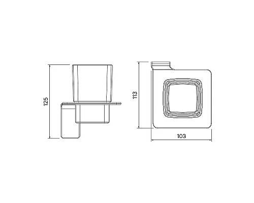 Купить Стакан для зубных щеток Iddis Slide SLIWTG1i45 Белый матовый в магазине сантехники Santeh-Crystal.ru