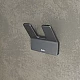 Купить Двойной крючок Iddis Slide SLIGM20i41 Графит матовый в магазине сантехники Santeh-Crystal.ru