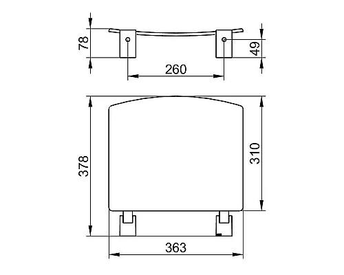 Приобрести Сиденье для душа Keuco Plan 14980 010051 Белое в магазине сантехники Santeh-Crystal.ru