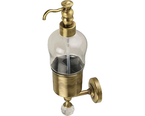 Заказать Дозатор для жидкого мыла Migliore Amerida 16559 Бронза с кристаллом Swarovski в магазине сантехники Santeh-Crystal.ru