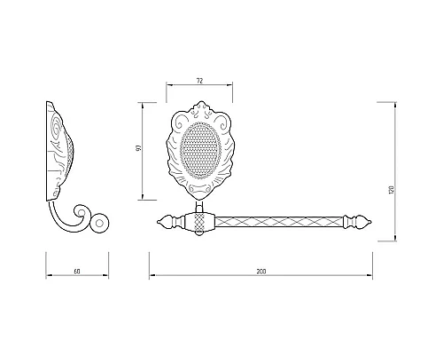 Купить Держатель туалетной бумаги Migliore Cleopatra 16653 Хром в магазине сантехники Santeh-Crystal.ru