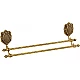 Приобрести Полотенцедержатель Migliore Cleopatra 16644 двойной Бронза в магазине сантехники Santeh-Crystal.ru