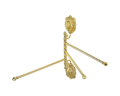 Приобрести Полотенцедержатель Migliore Cleopatra 16700 поворотный Золото в магазине сантехники Santeh-Crystal.ru