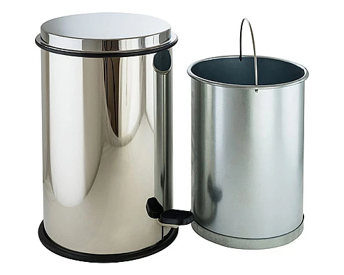 Купить Ведро для мусора Migliore Complementi 21949 Хром в магазине сантехники Santeh-Crystal.ru