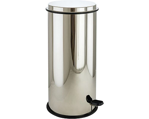 Приобрести Ведро для мусора Migliore Complementi 21955 Хром в магазине сантехники Santeh-Crystal.ru
