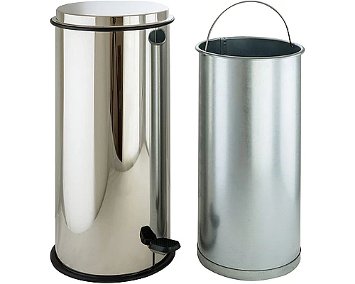 Приобрести Ведро для мусора Migliore Complementi 21955 Хром в магазине сантехники Santeh-Crystal.ru