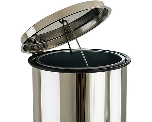 Приобрести Ведро для мусора Migliore Complementi 21955 Хром в магазине сантехники Santeh-Crystal.ru