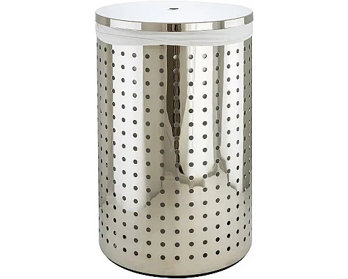 Приобрести Корзина для белья Migliore Complementi 21993 Хром в магазине сантехники Santeh-Crystal.ru