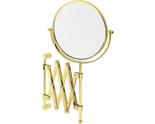 Купить Косметическое зеркало Migliore Complementi 21984 с увеличением Золото в магазине сантехники Santeh-Crystal.ru