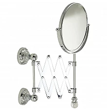 Косметическое зеркало Migliore Cristalia 16804 с увеличением Хром с кристаллом Swarovski
