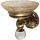 Заказать Мыльница Migliore Cristalia 16758 Бронза с кристаллом Swarovski в магазине сантехники Santeh-Crystal.ru