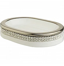 Мыльница Migliore Dubai 28483 Белая Хром