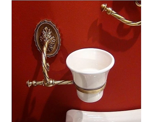 Заказать Стакан для зубных щеток Migliore Edera 16928 Хром в магазине сантехники Santeh-Crystal.ru