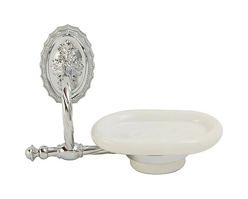 Приобрести Мыльница Migliore Edera 16919 Хром в магазине сантехники Santeh-Crystal.ru