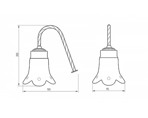 Приобрести Светильник Migliore Edera 16902 Бронза в магазине сантехники Santeh-Crystal.ru