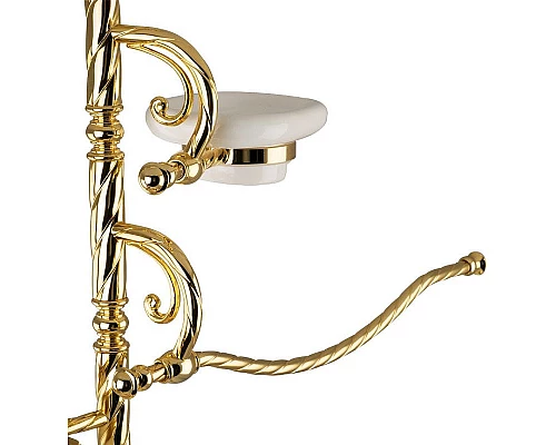 Приобрести Напольная стойка Migliore Edera 16955 Золото в магазине сантехники Santeh-Crystal.ru