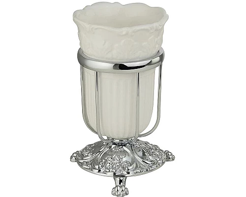 Заказать Стакан для зубных щеток Migliore Elisabetta 17019 Хром в магазине сантехники Santeh-Crystal.ru