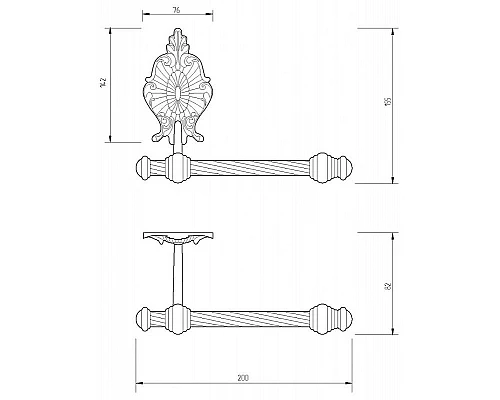 Купить Держатель туалетной бумаги Migliore Elisabetta 17025 Хром в магазине сантехники Santeh-Crystal.ru