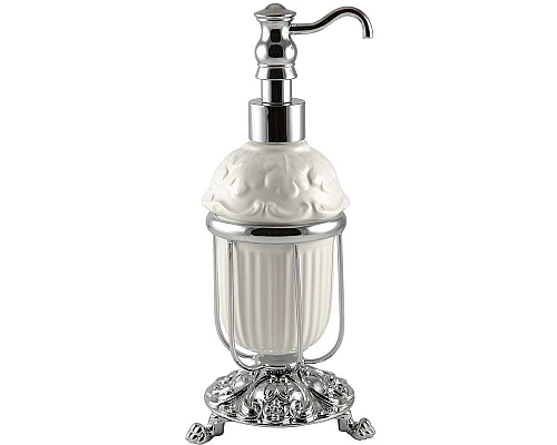 Приобрести Дозатор для жидкого мыла Migliore Elisabetta 17028 Хром в магазине сантехники Santeh-Crystal.ru