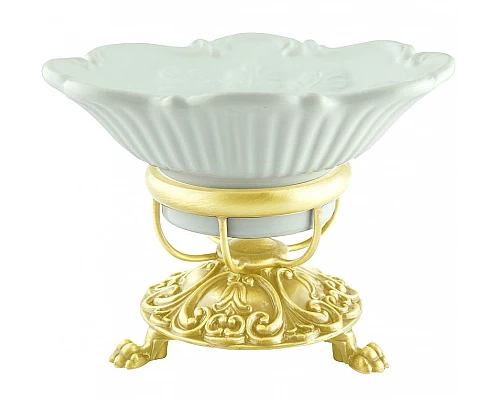 Заказать Мыльница Migliore Elisabetta 17055 Золото в магазине сантехники Santeh-Crystal.ru