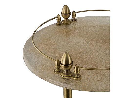 Приобрести Столик Migliore Elisabetta 17015 на колесиках Бронза в магазине сантехники Santeh-Crystal.ru