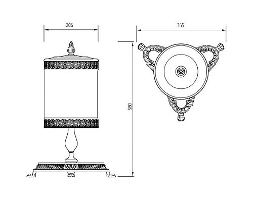 Купить Ведро для мусора Migliore Elisabetta 17060 Золото в магазине сантехники Santeh-Crystal.ru