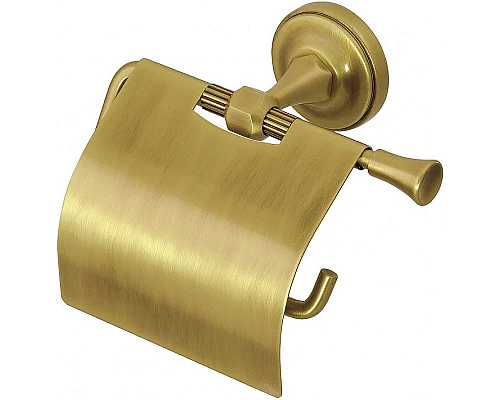 Приобрести Держатель туалетной бумаги Migliore Fortuna 27693 с крышкой Бронза в магазине сантехники Santeh-Crystal.ru