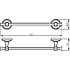 Заказать Полотенцедержатель Migliore Fortuna 27662 Бронза в магазине сантехники Santeh-Crystal.ru
