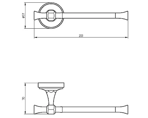 Заказать Держатель туалетной бумаги Migliore Fortuna 27691 Золото в магазине сантехники Santeh-Crystal.ru