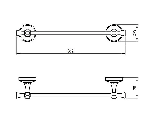 Заказать Полотенцедержатель Migliore Fortuna 27663 Золото в магазине сантехники Santeh-Crystal.ru