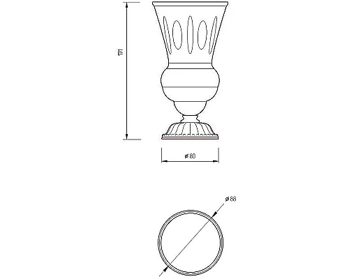 Приобрести Стакан для зубных щеток Migliore Luxor 26124 Золото в магазине сантехники Santeh-Crystal.ru