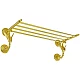 Купить Полка для полотенец Migliore Luxor 26127 Золото в магазине сантехники Santeh-Crystal.ru