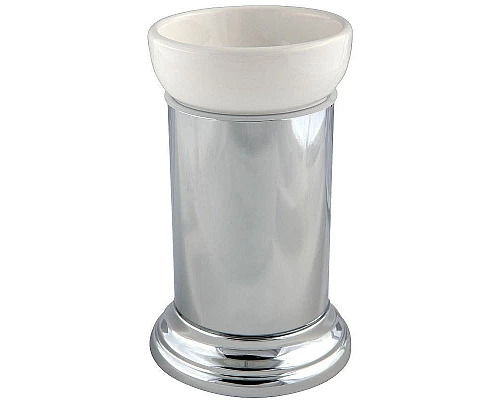 Купить Стакан для зубных щеток Migliore Mirella 17226 Хром в магазине сантехники Santeh-Crystal.ru