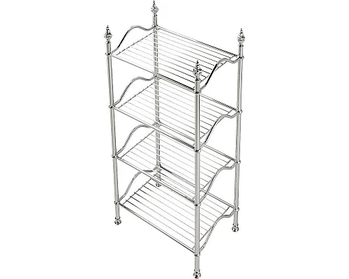 Приобрести Напольная полка Migliore Mirella 26627 Хром в магазине сантехники Santeh-Crystal.ru